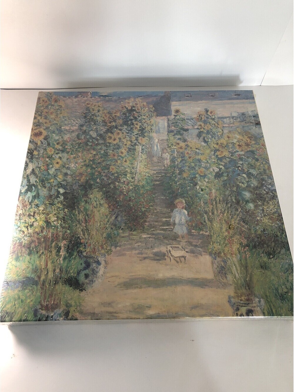 Jigsaw Puzzle 550 PCS The Artist's Garden at Vetheuil Claude Monet Decor